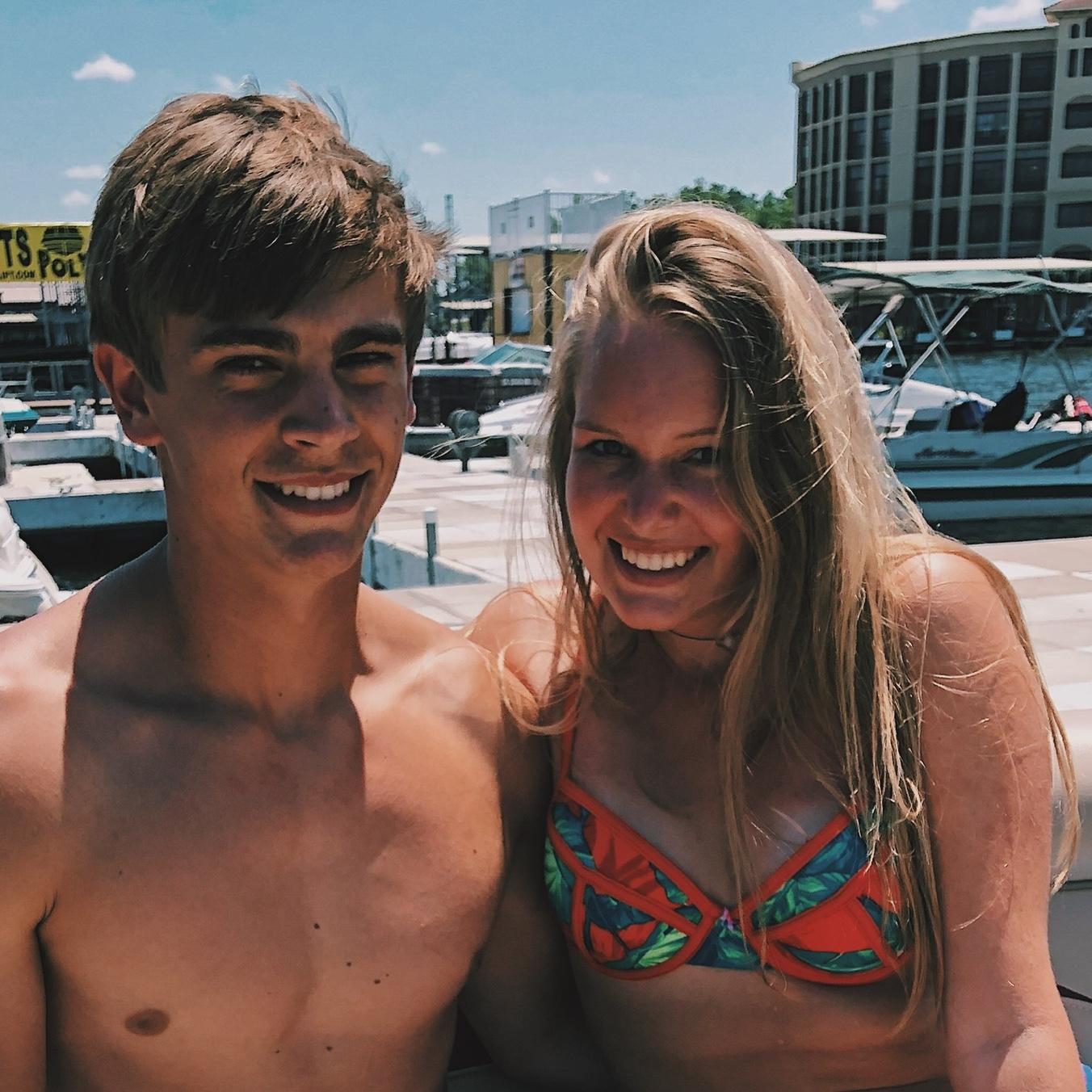 first vacation together at the ozarks!