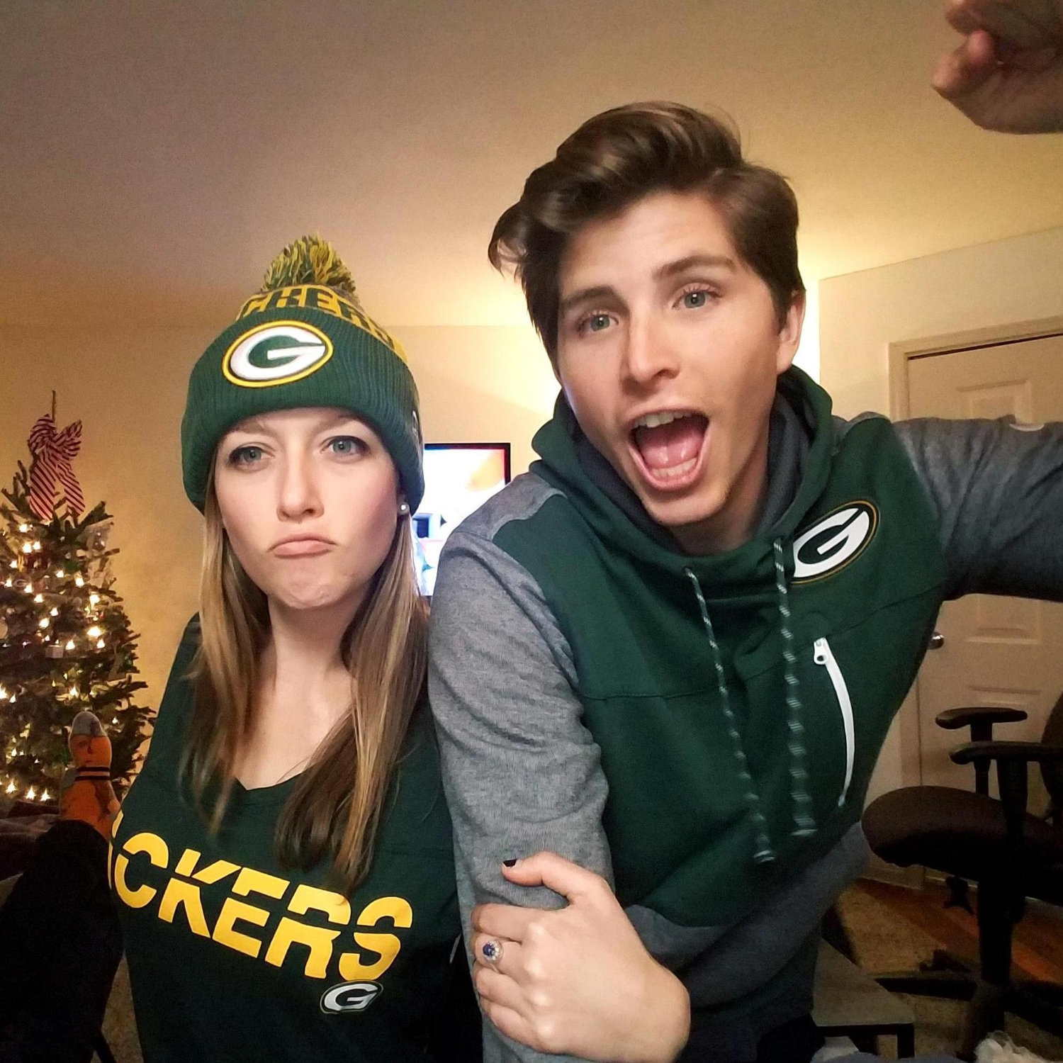 Excited about our new Packers attire for Christmas gifts! '2016