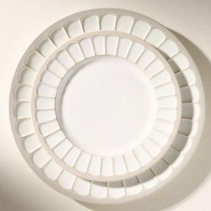 The Latte Stoneware Side Plates, Set of 4: Boulevard Edition
