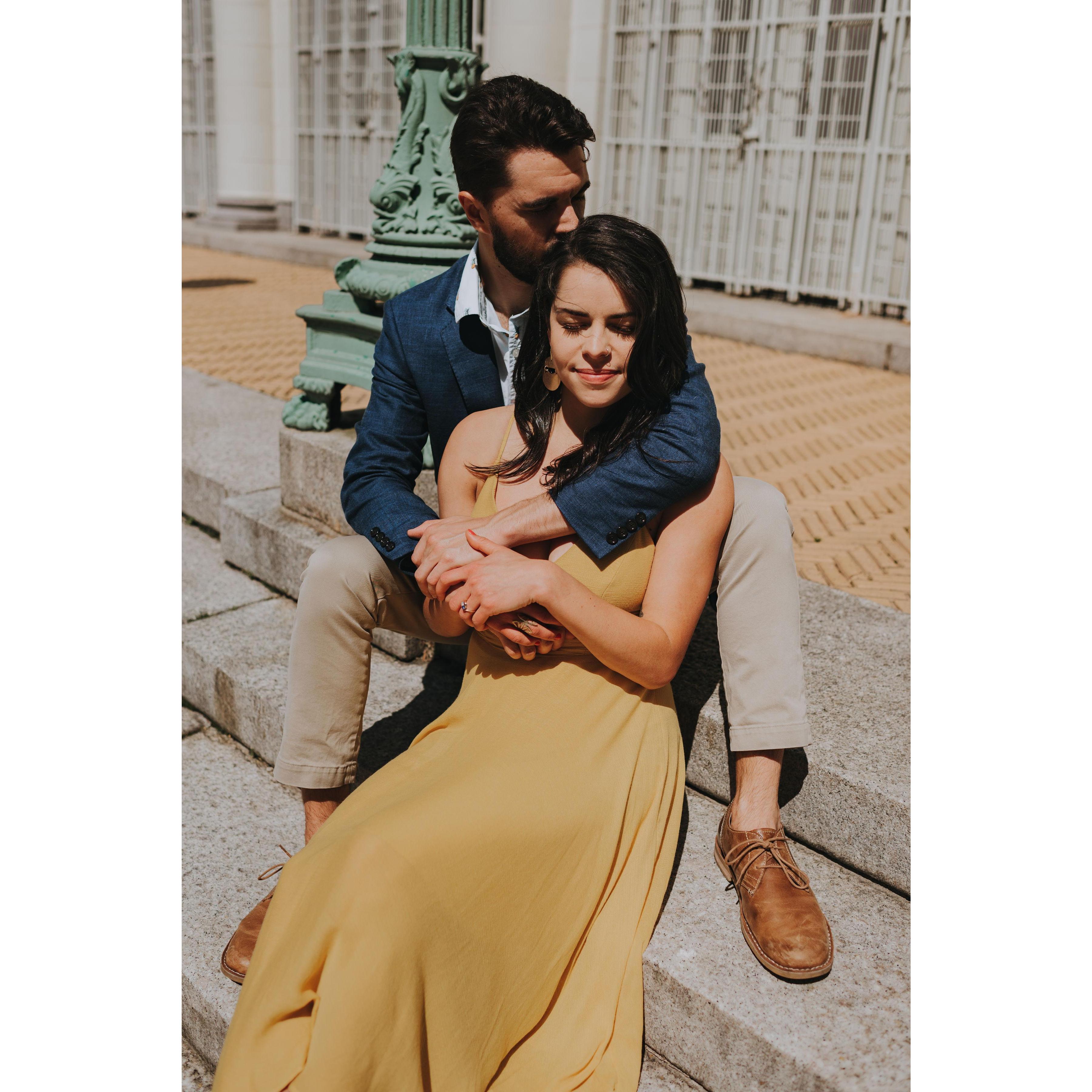 Engagement shoot w/ @hellocaitcarr. Boathouse in Prospect Park, Brooklyn.