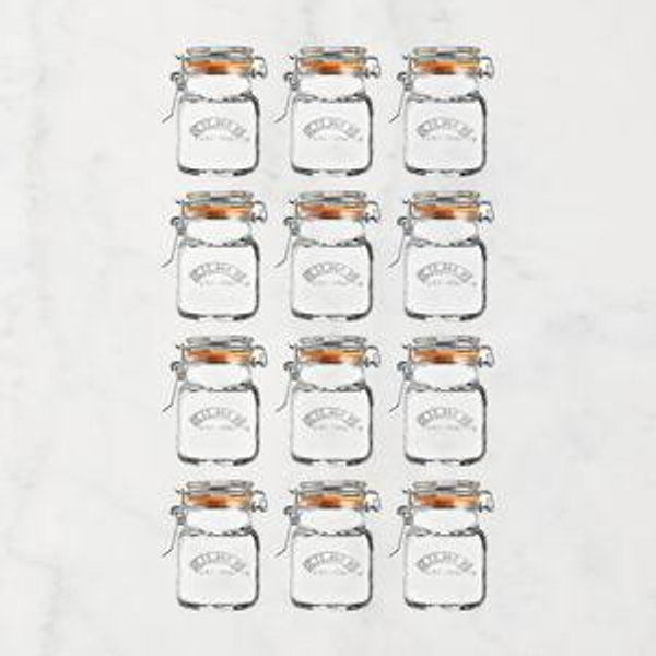 Kilner® 2.4 Oz Clip Top Spice Jars, Set of 12