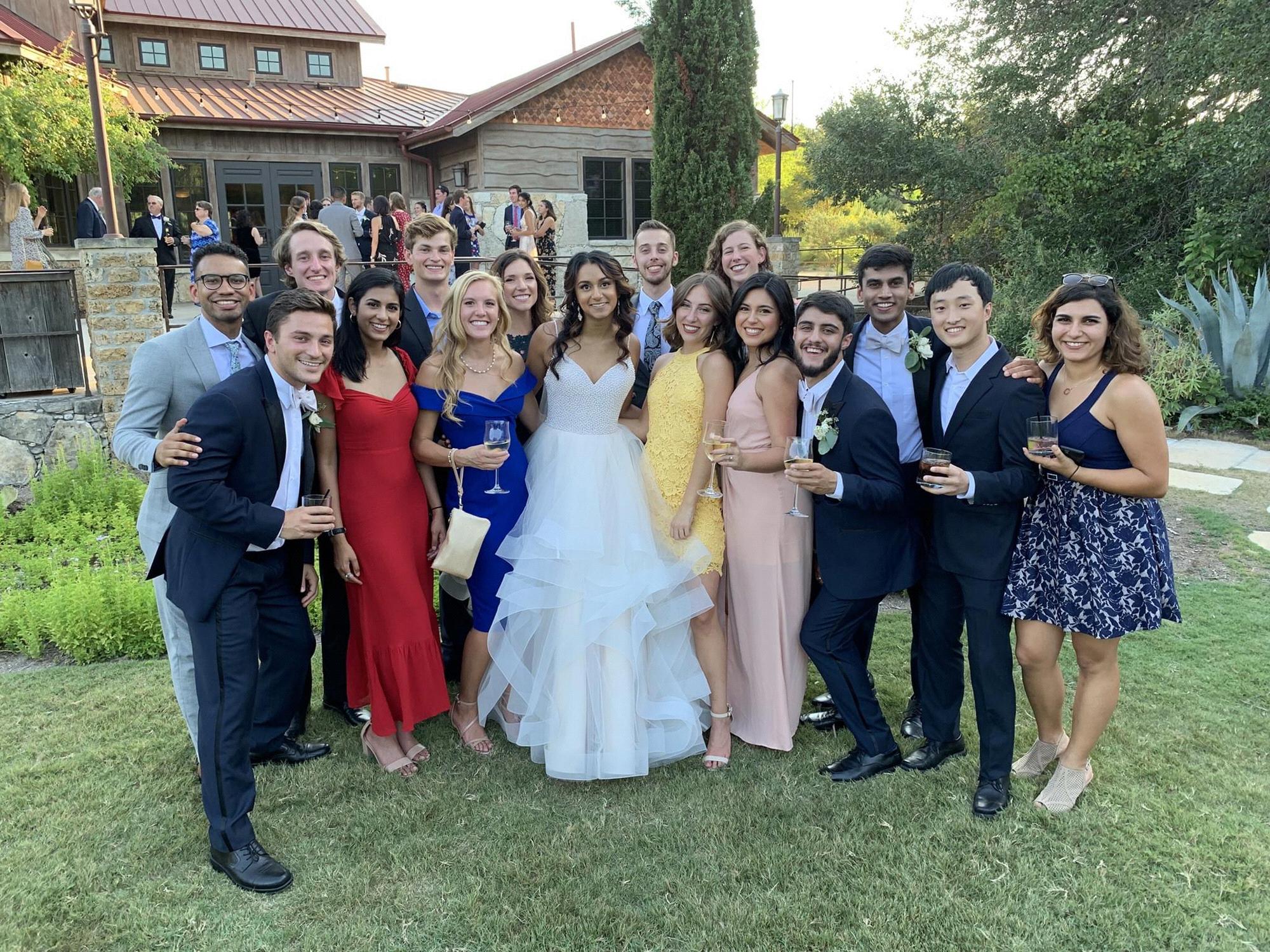 Our first wedding with college friends. We hope to have as much fun on our day as we did here!