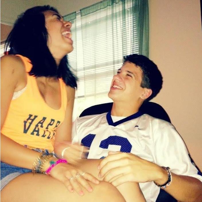 One of the first pictures of Jon and Rachel taken at Penn State at the beginning of their Junior year.