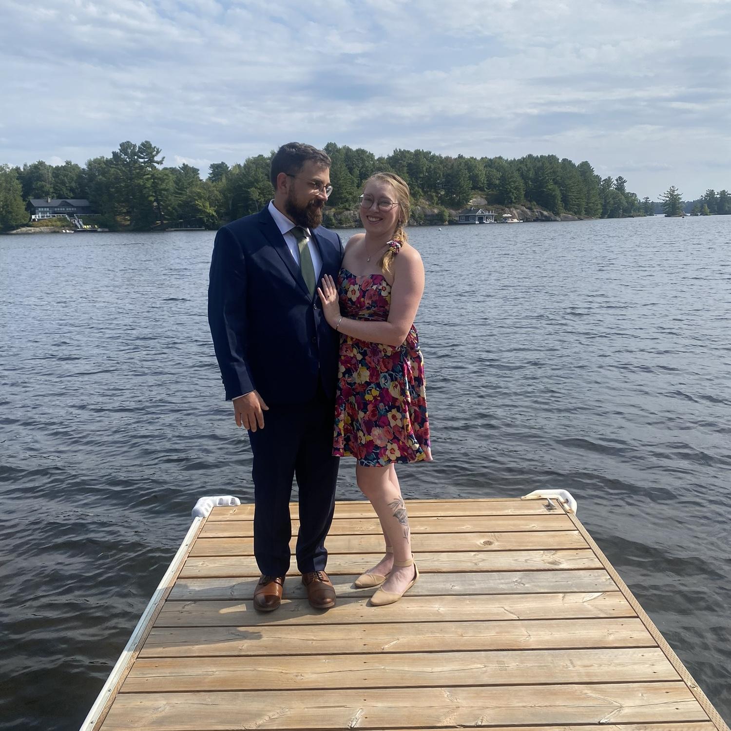 Muskoka Canada for a wedding! 💕