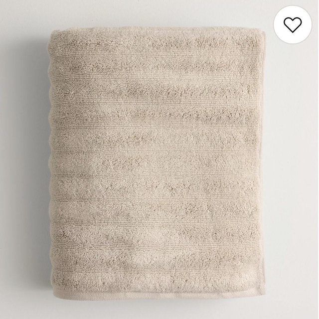 Sonoma Goods For Life® Quick Dry Ribbed Cotton Bath Sheet- Oatmeal