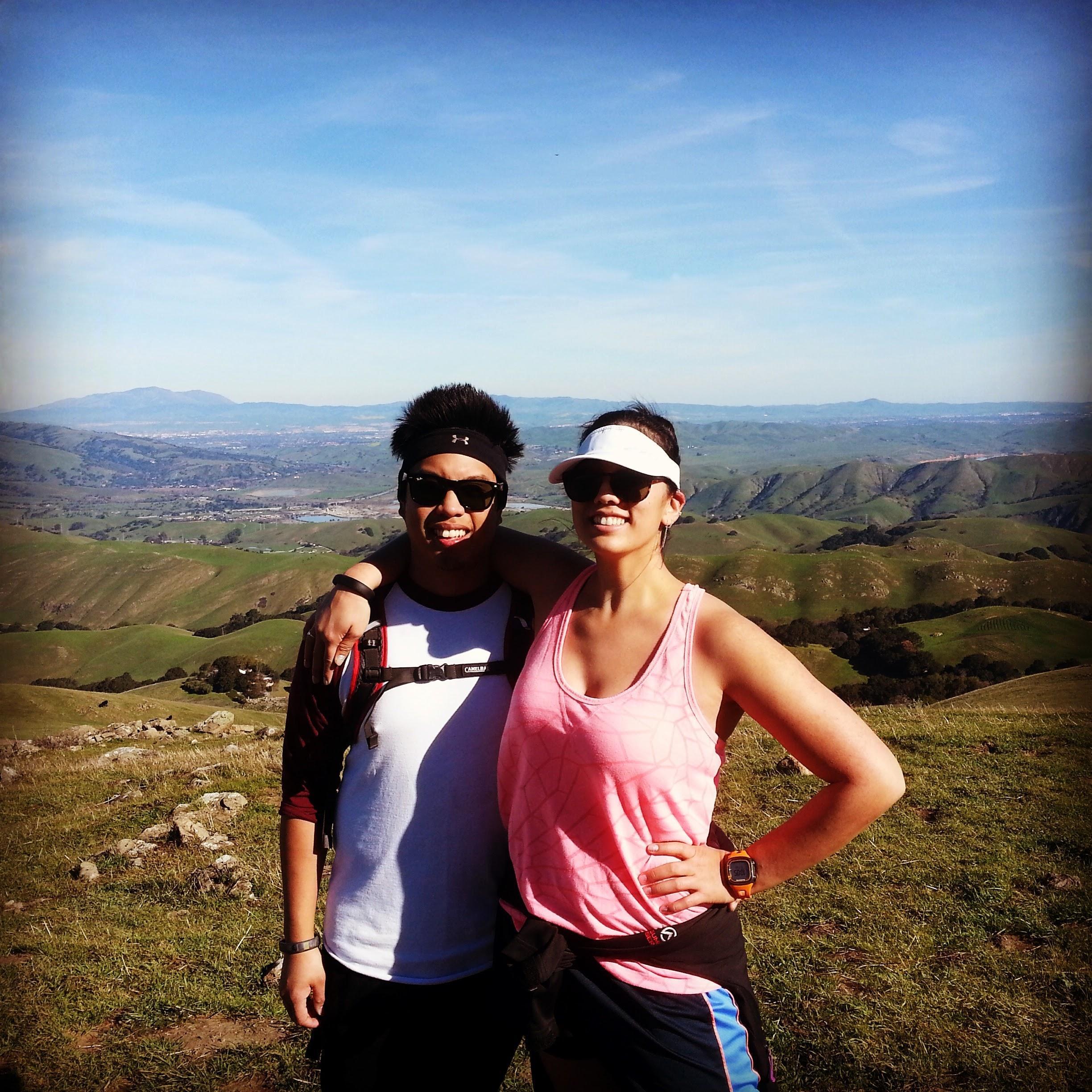 Hiking Mission Peak.