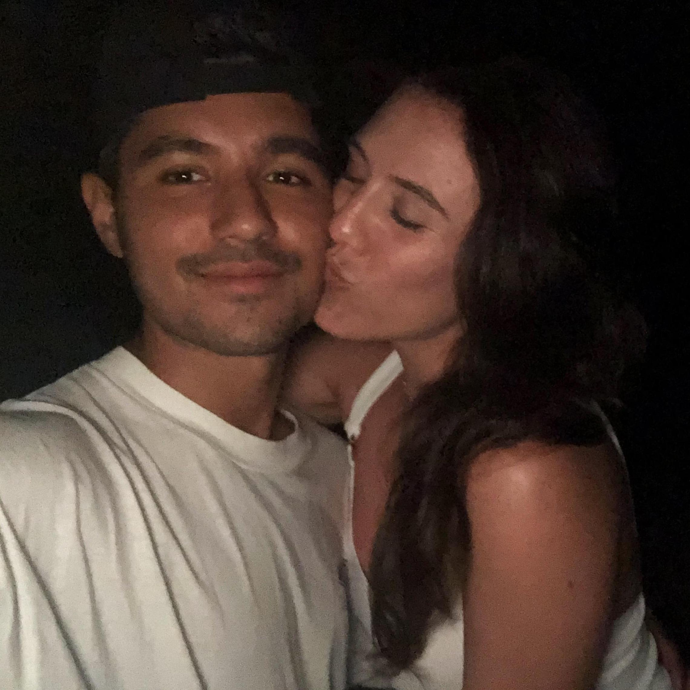 This was taken right after CJ popped the question and Natalie said YES!