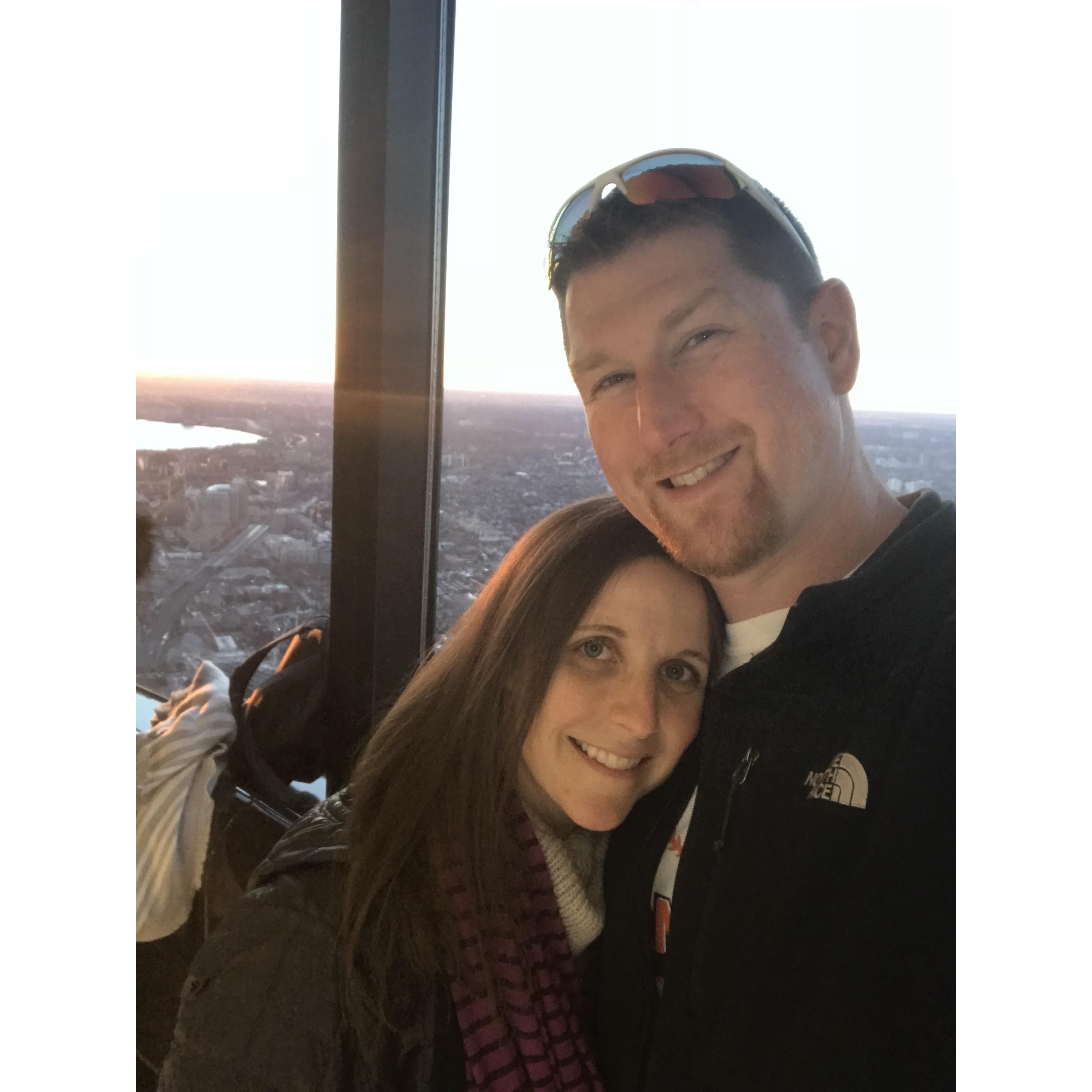 Our first vacation away together in Toronto.