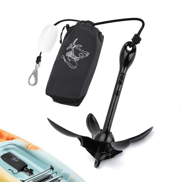 Alpinista Kayak Anchor, 3.5 lb Paddle Board Anchor Kit with 40 ft Marine Rope for Kayak, Canoes, SUP, Fishing, and Paddleboard Accessories