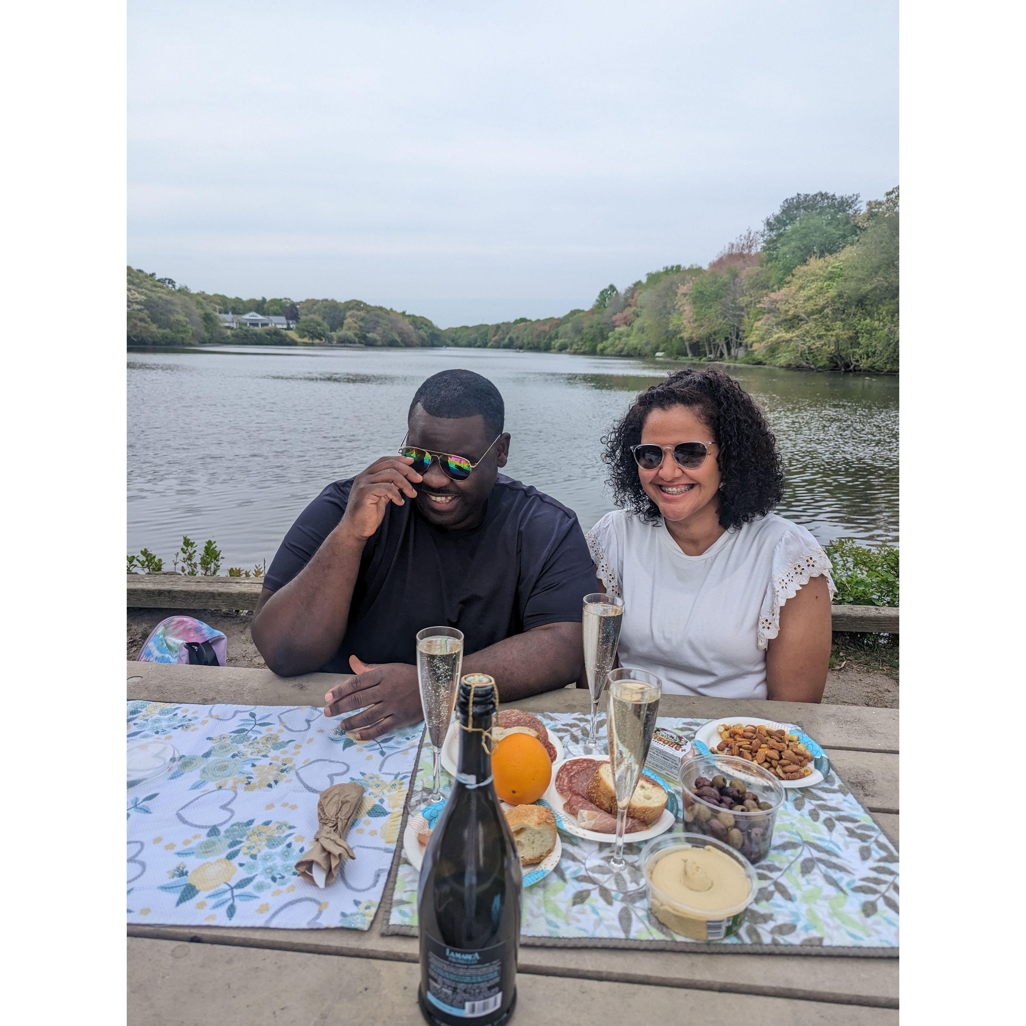 First picnic |
Primer picnic