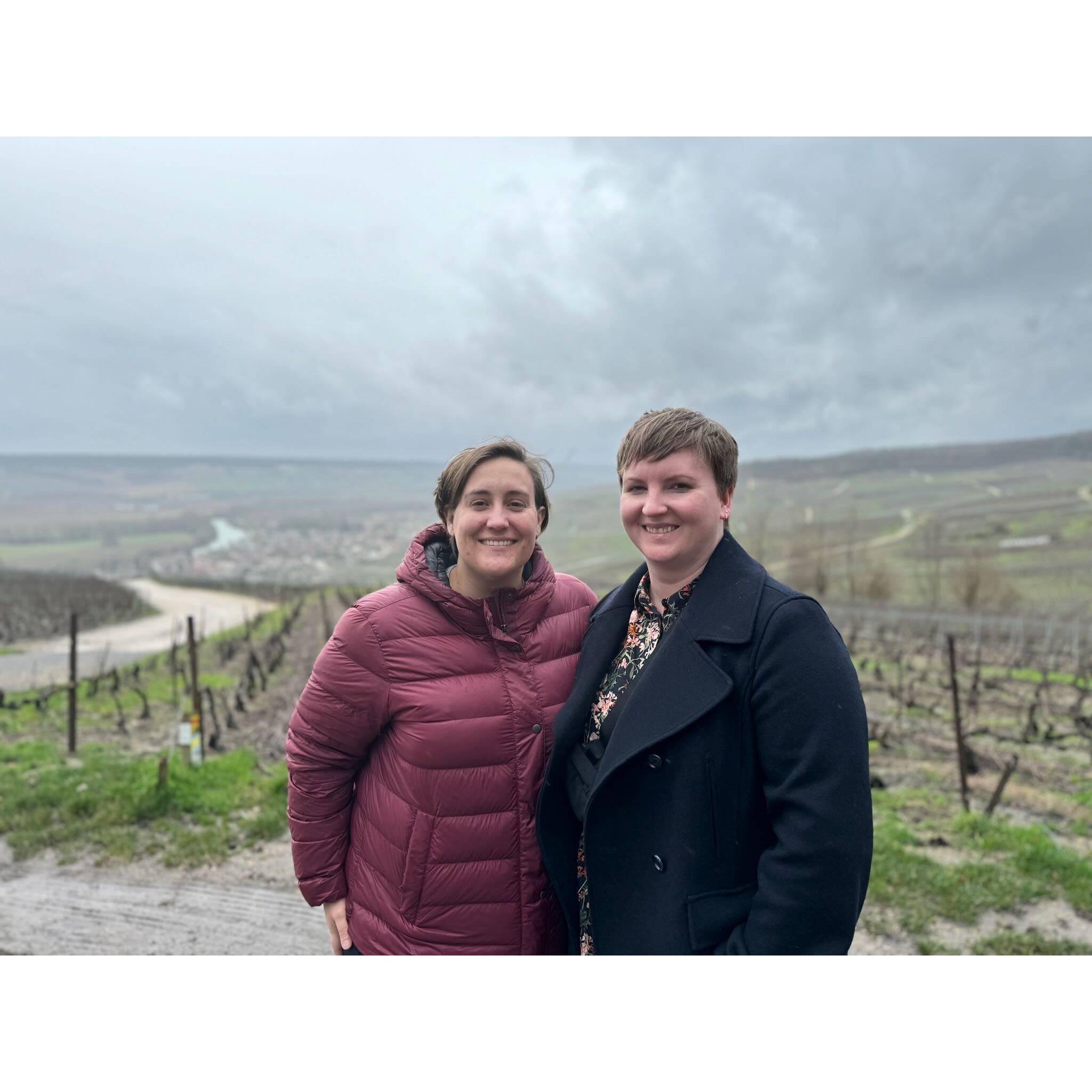 Touring Champagne, France together 🥂