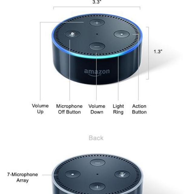 Echo Dot (2nd Generation) - Black