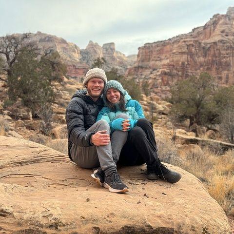 Camping in the Utah desert