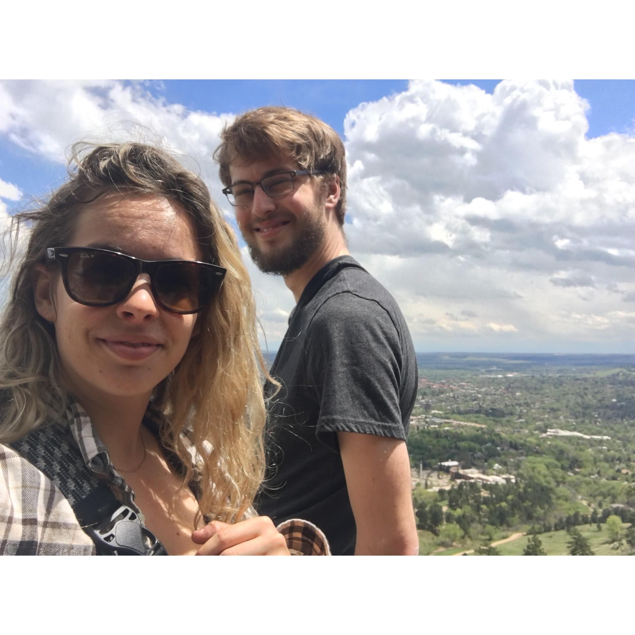 2016: First hike together in Boulder