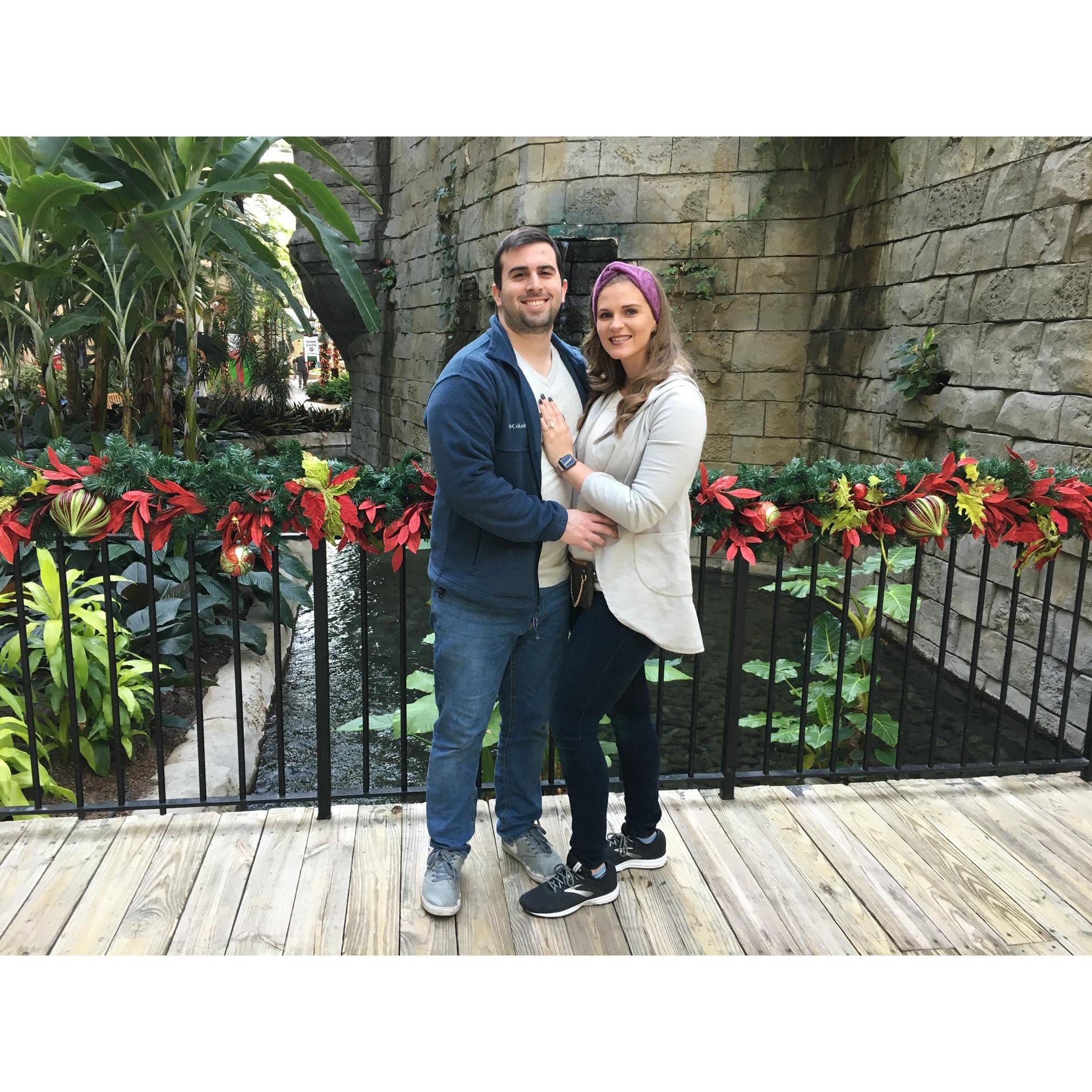 Where Adam proposed!