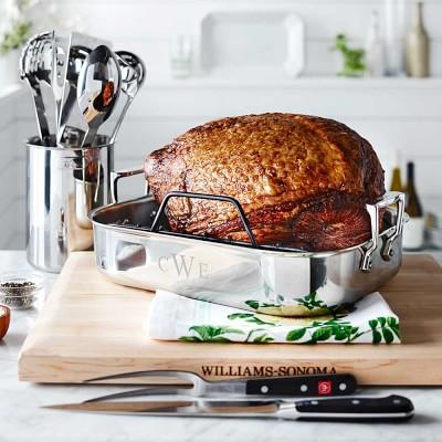 All-Clad Stainless-Steel Roasting Pan with Rack