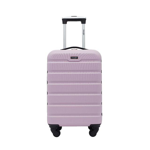 Wrangler Hardside Spinner Luggage, Lilac, Carry-On 20-Inch