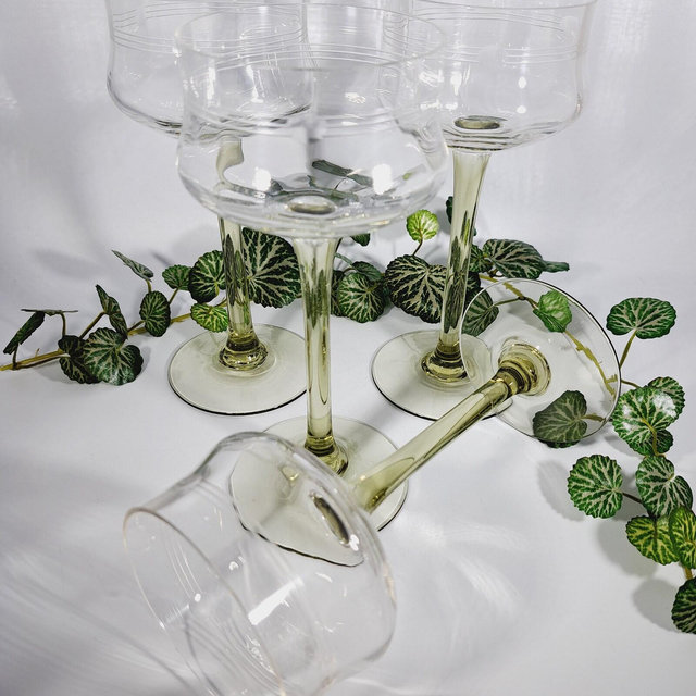 Wine Glasses Wine Goblet Antique around 1910