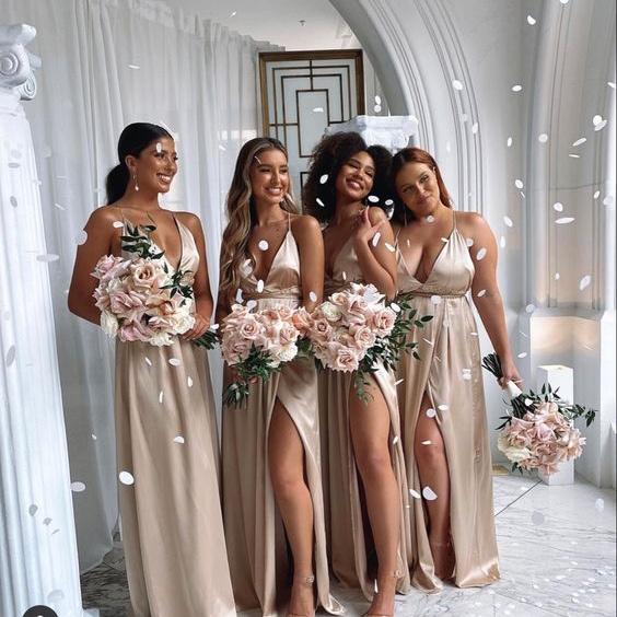 Gold Color Dress Example