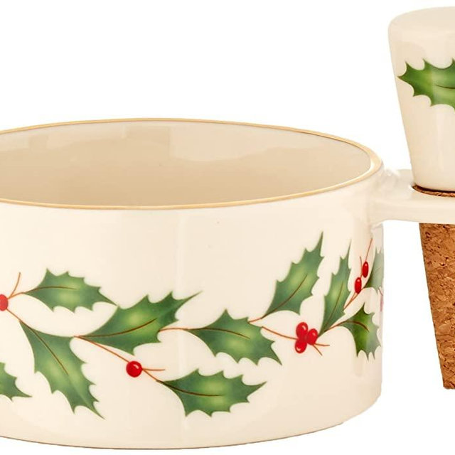 Lenox 870006 Hosting The Holidays Wine Coaster & Stopper Set