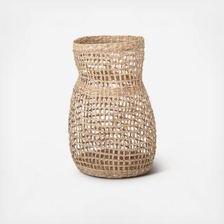 Handwoven Natural Seagrass Vase