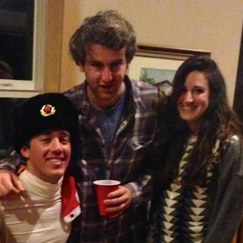 The only existing picture of us together the night we officially met! Featuring Landon working his magic.