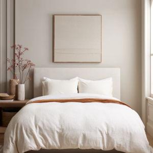 Organic Luxe Waffle Duvet Cover
