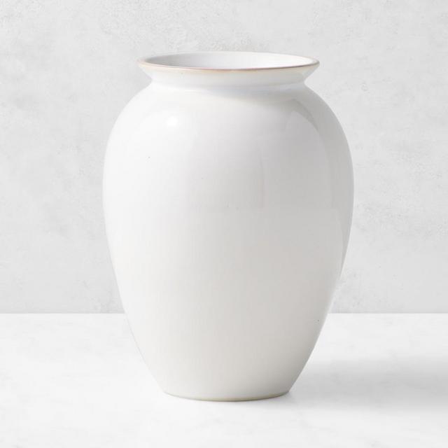 Provençal Large Vase, White