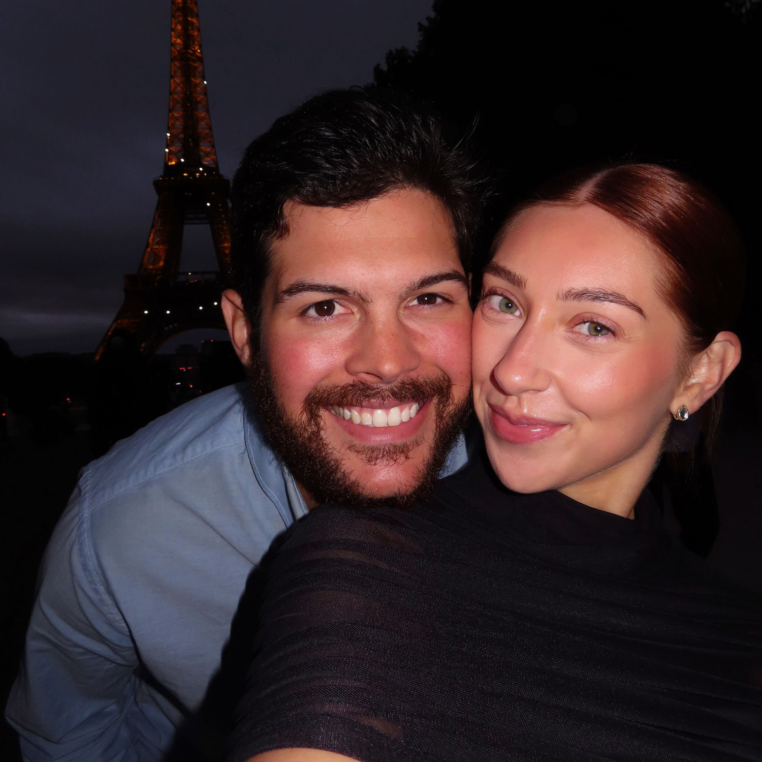 Our first trip together engaged. The city of love!