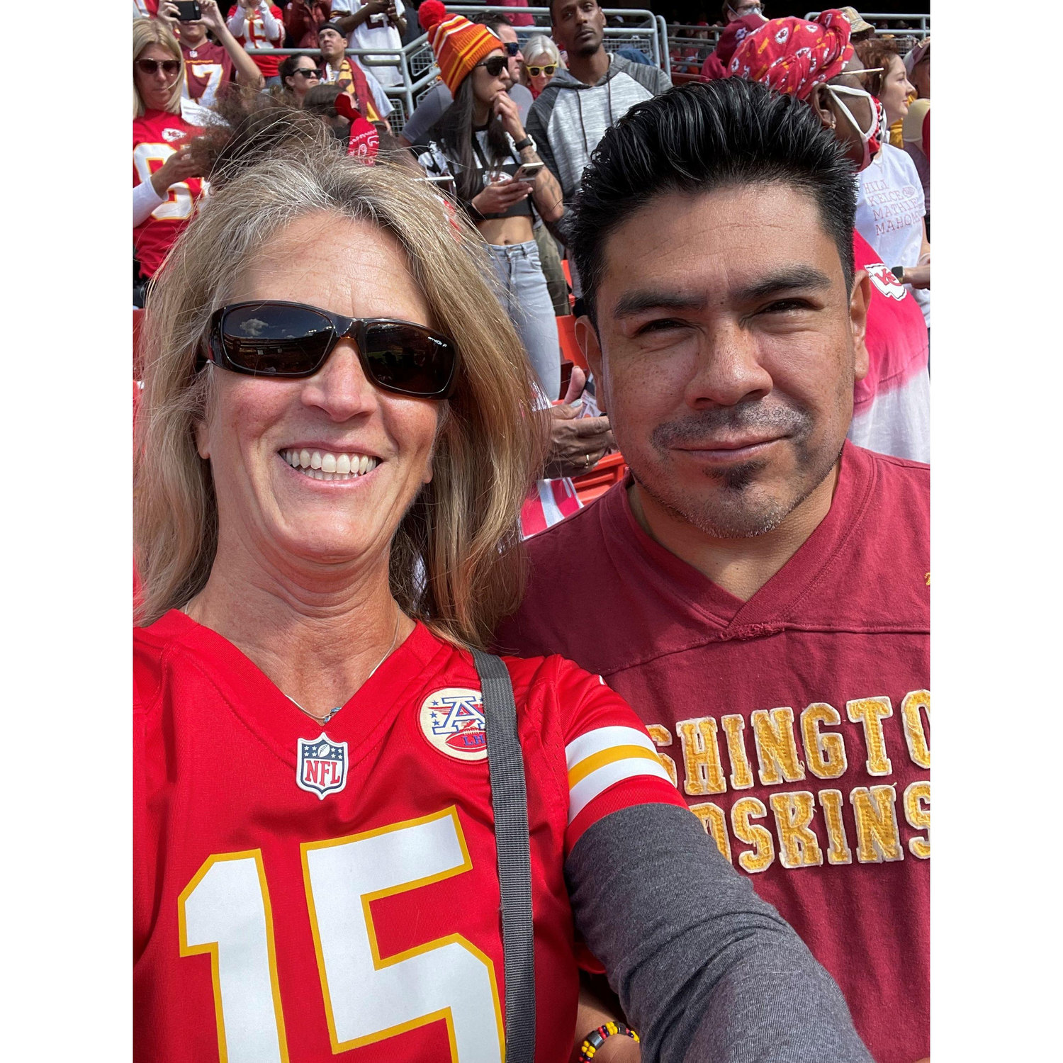 Chiefs Kingdom. Dan's first Arrowhead game.