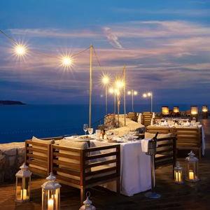 Quiet seafood dinner for two in Dubrovnik