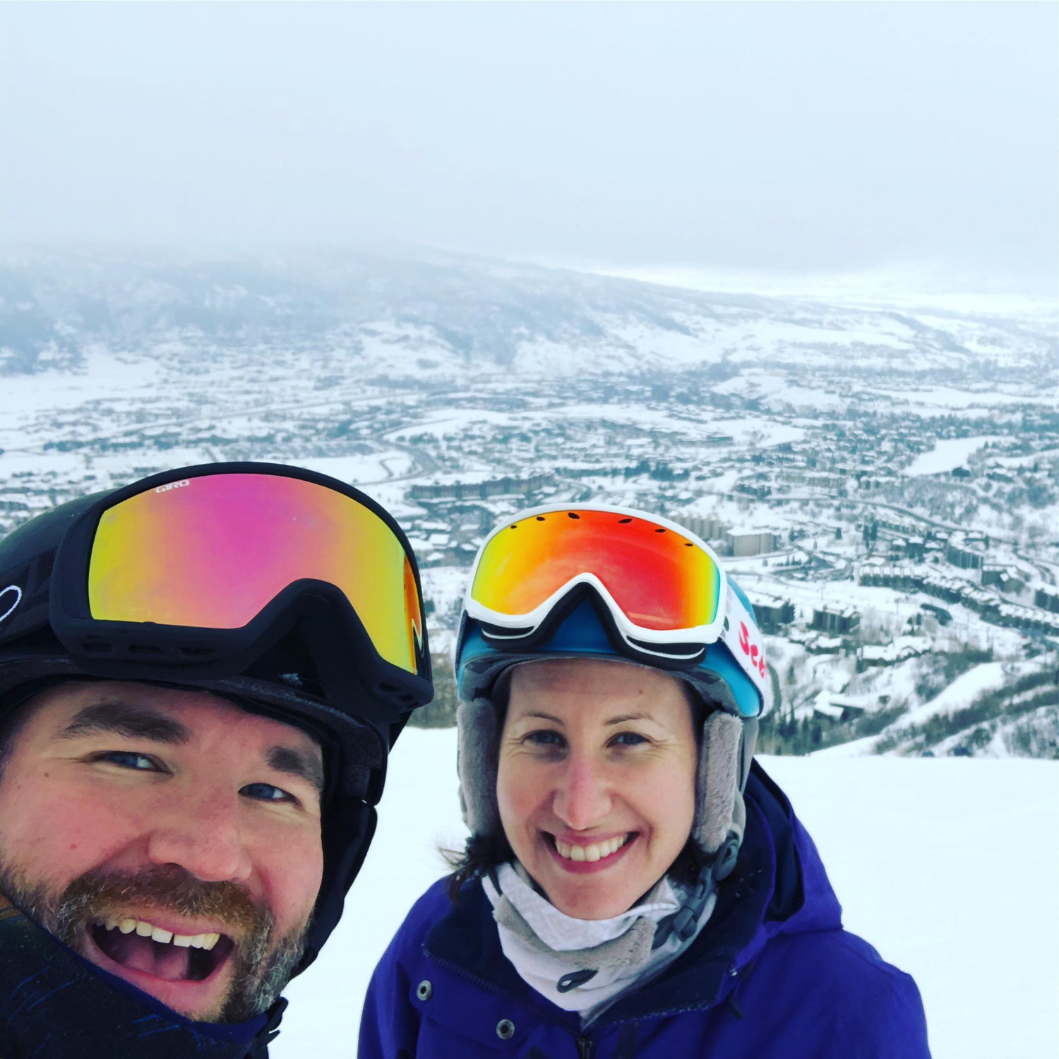 We love skiing!