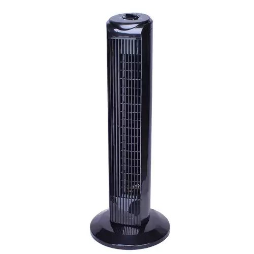 Utilitech 28-in 3-Speed Indoor Black/Plastic Injection Color Tower Fan