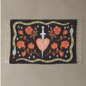 Amora Rose Printed Rag Rug