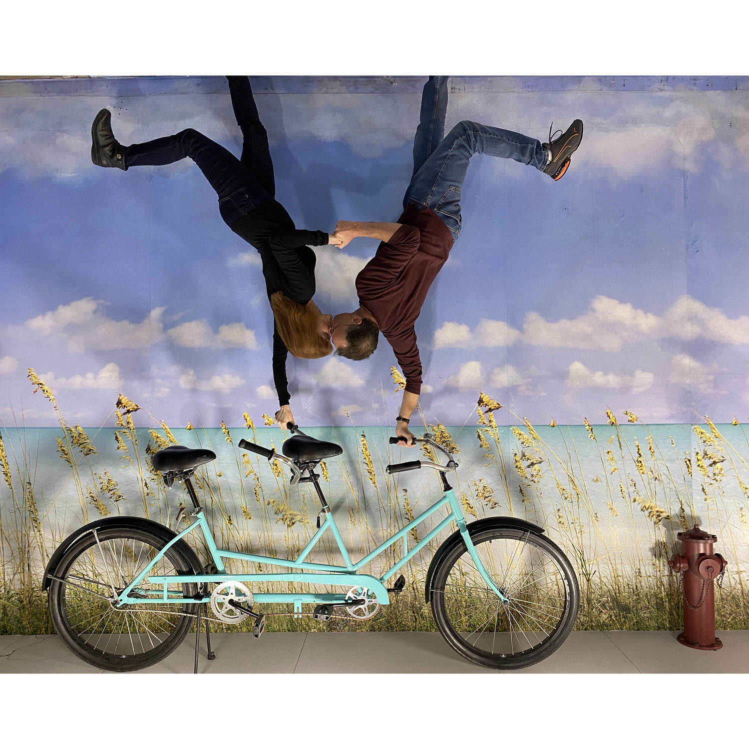 We're head over heels in love...literally!!!