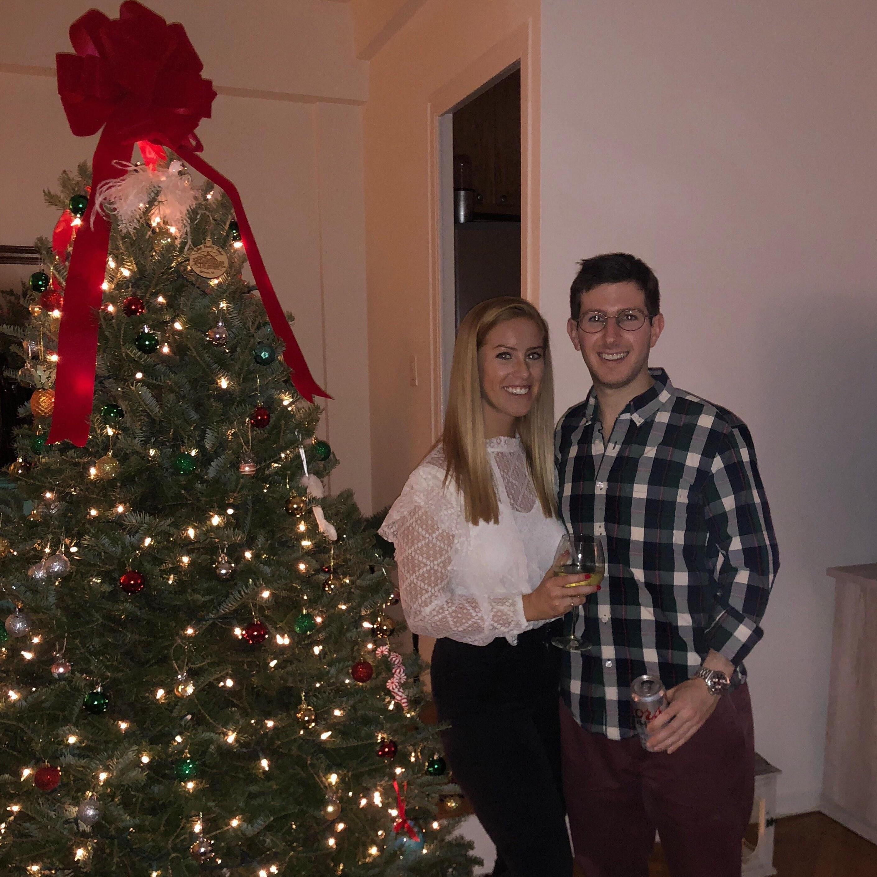 Our housewarming/Christmas party in our first apartment together in NYC
December 2018