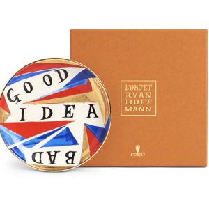Good/Bad Idea Plate by Ruan Hoffmann