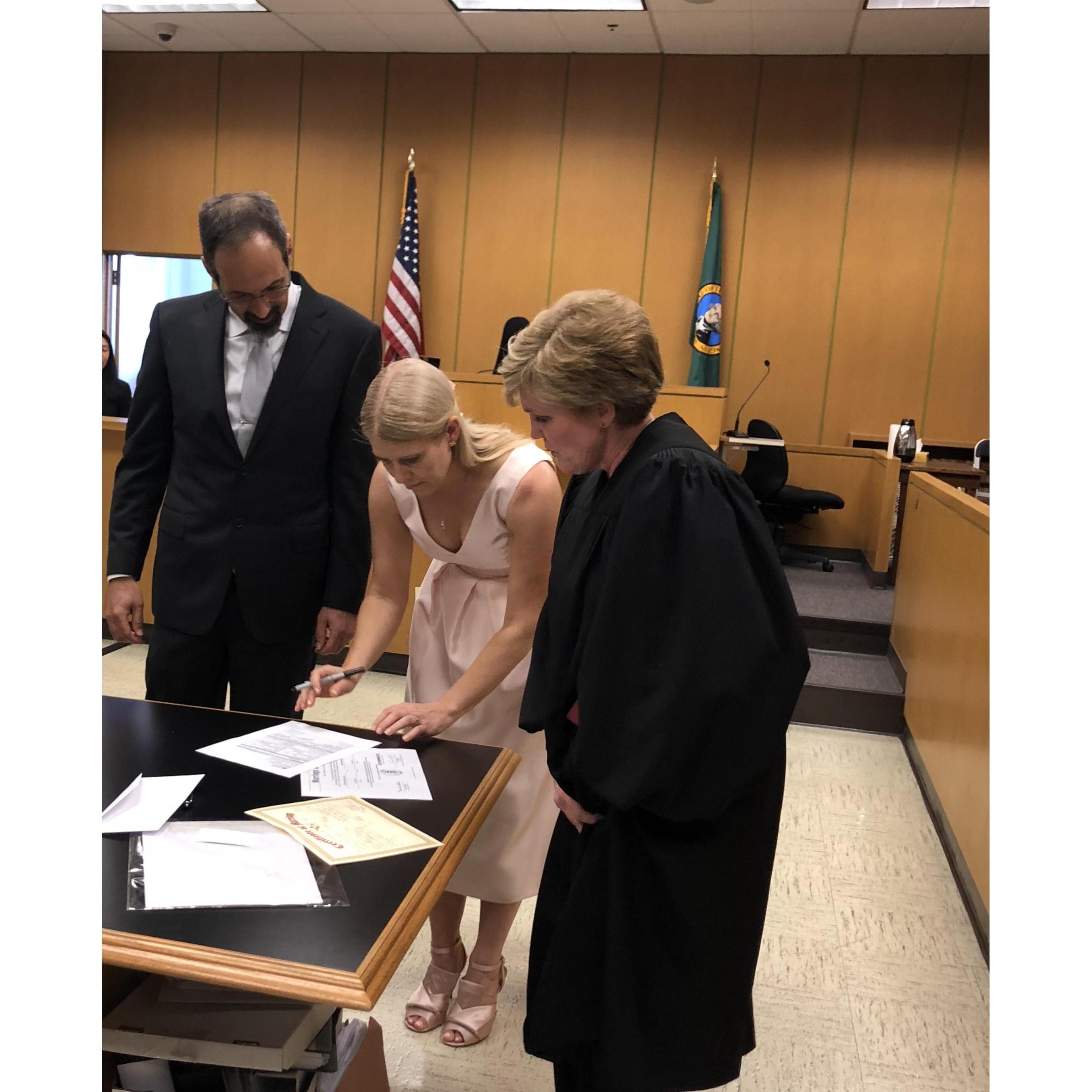 Making it official - 5/9/18
