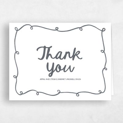 Multi-Colored Wedding Thank You - Fairuza Landscape