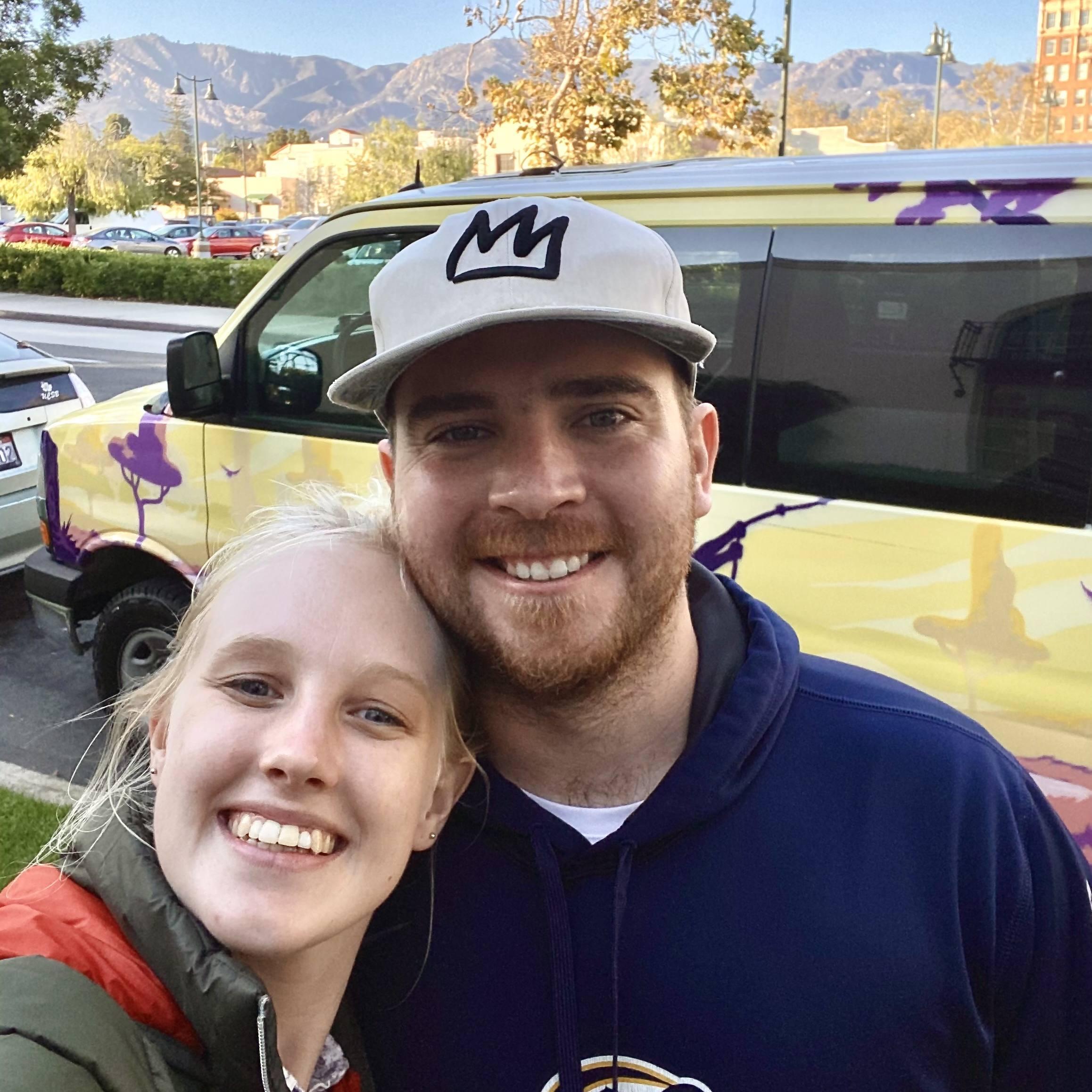 August 2021: We slept in the van on a dedicated van-life street in Santa Barbara