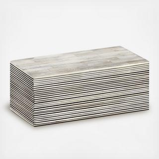 Pinstripe Decorative Box