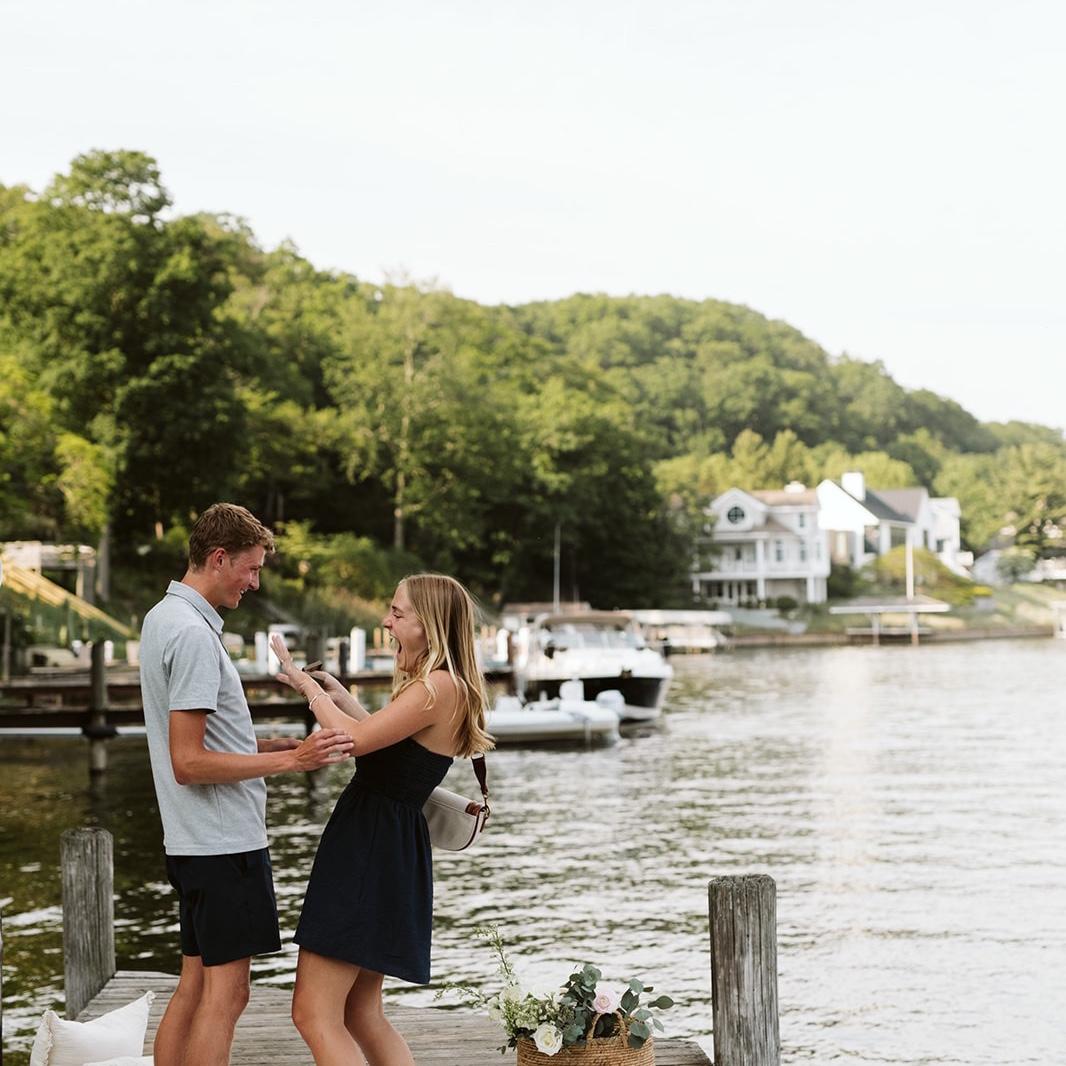 June 7, 2025 - Parker proposed!!! Best day ever!!! We celebrated with our family and friends after!!!
