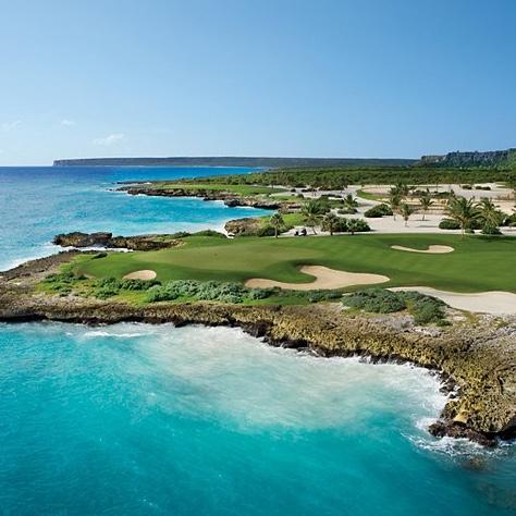 Round of golf on our honeymoon