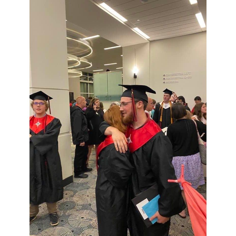 When we graduated high school!