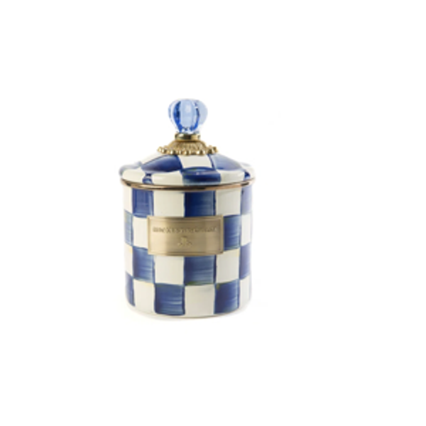 Royal Check Canisters, Set of 3