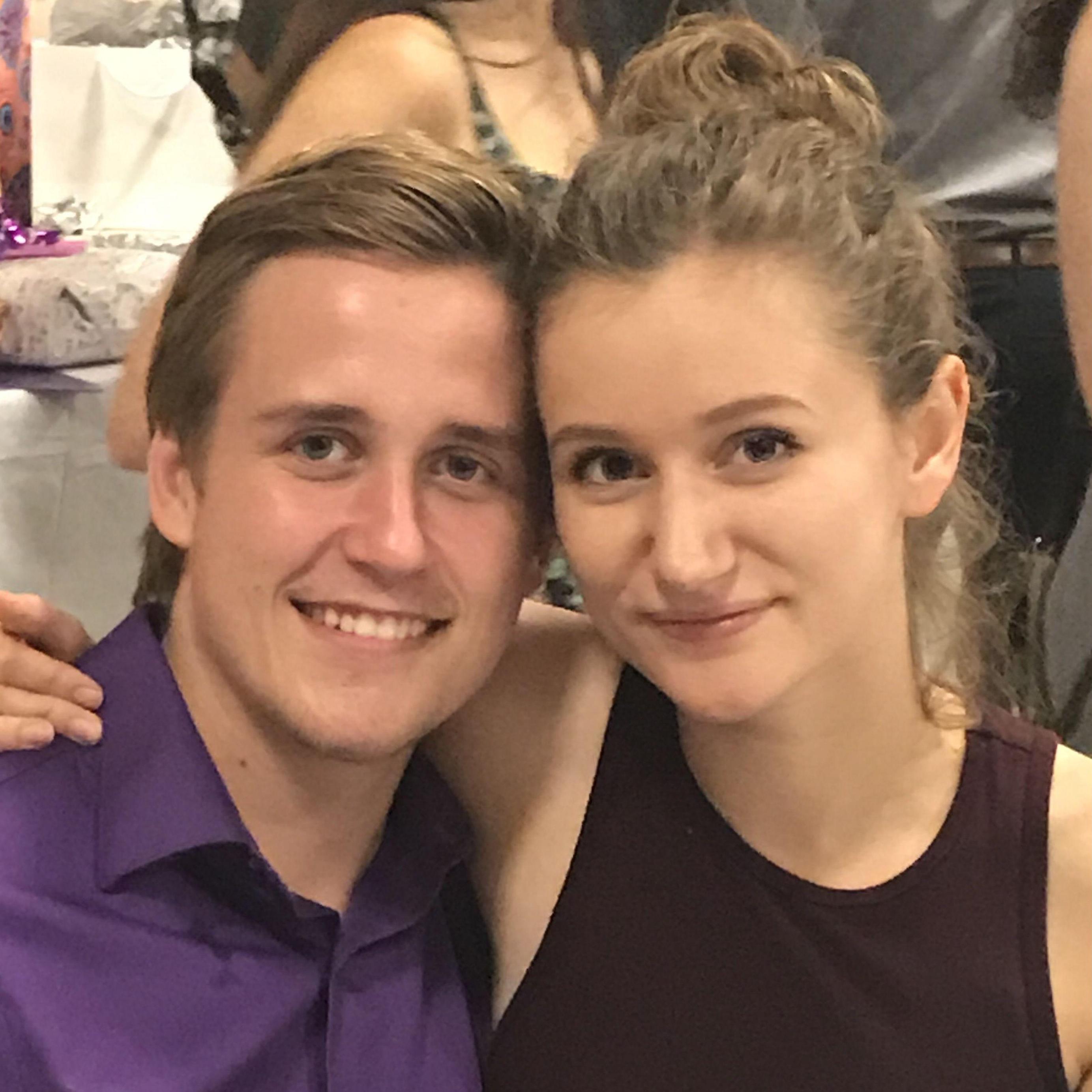 The first wedding attended together.