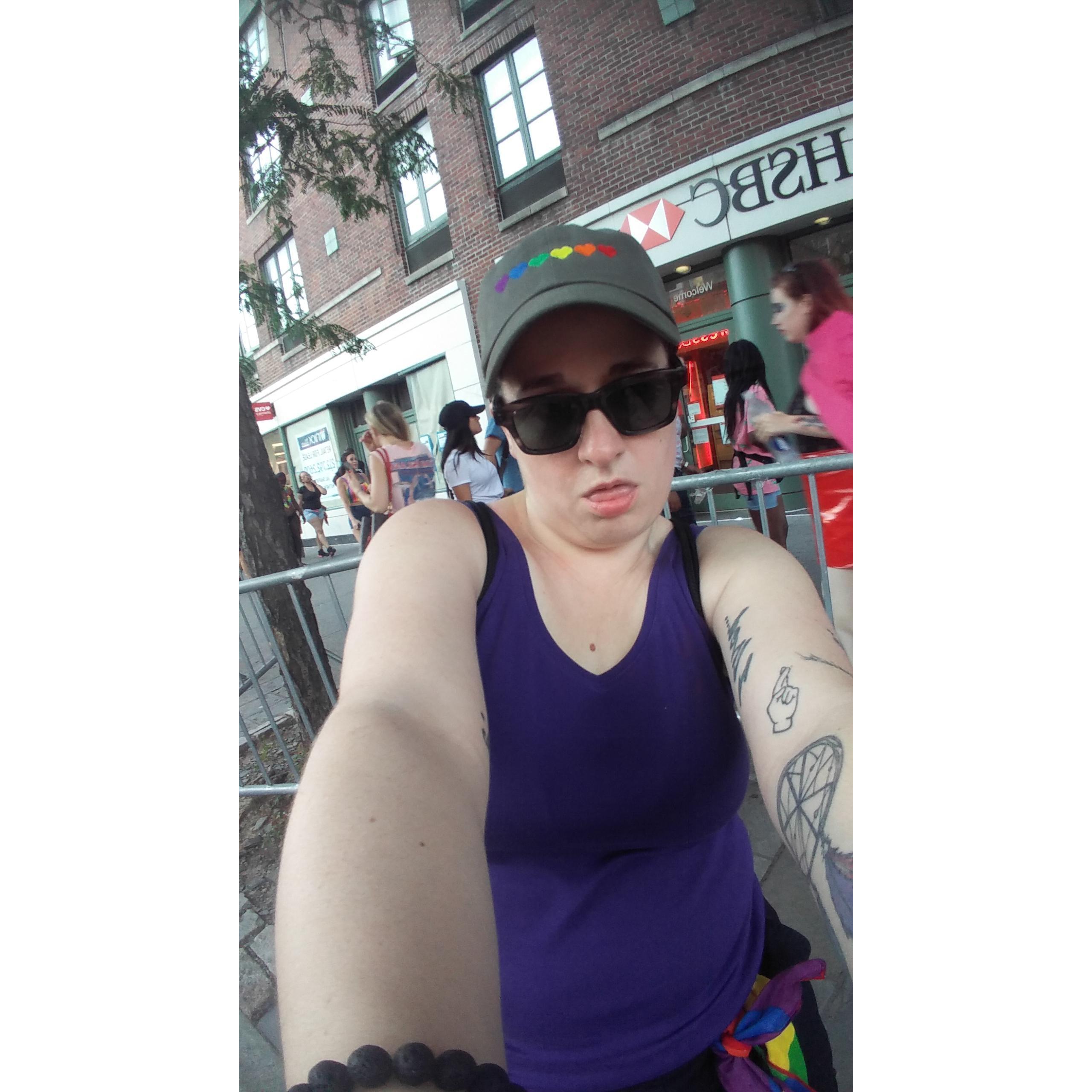 Dana's shameless selfie