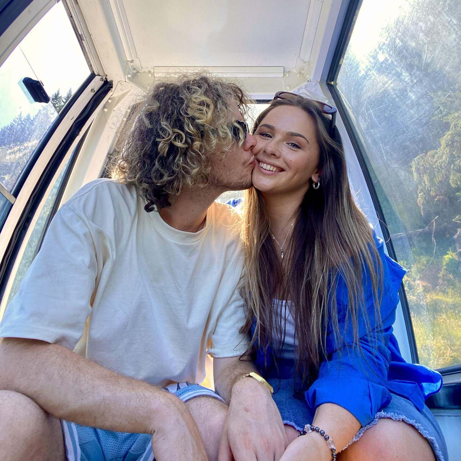 Our first gondola ride