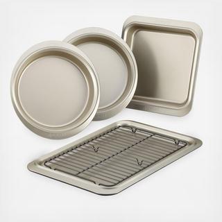 Nonstick Two-Tone 5-Piece Bakeware Set