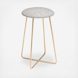 Short Line Mandala Stool